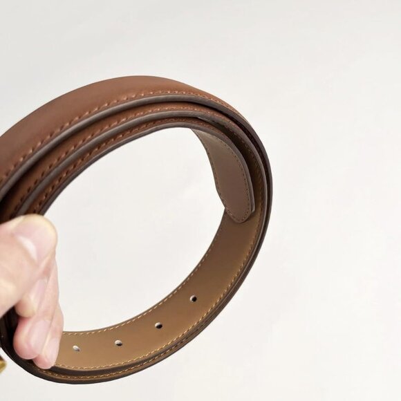 Womens Genuine Suede Leather Belt for Jeans Dresses Slim Fit 105cm - Picture 7 of 7